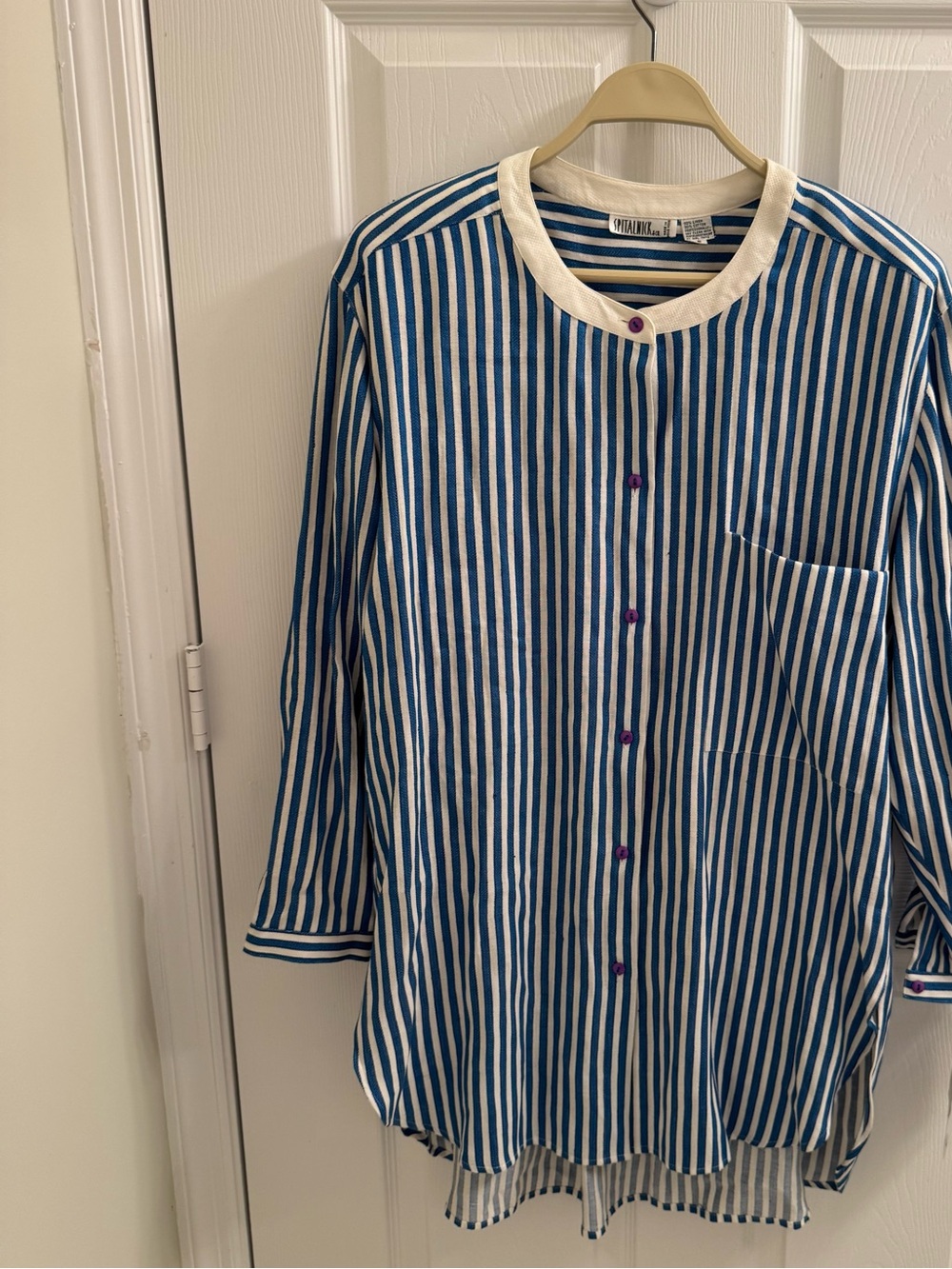 Calvin Klein ladies vintage brand new with blue and White Striped ladies
